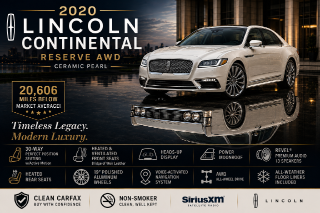 2020 Lincoln Continental Reserve