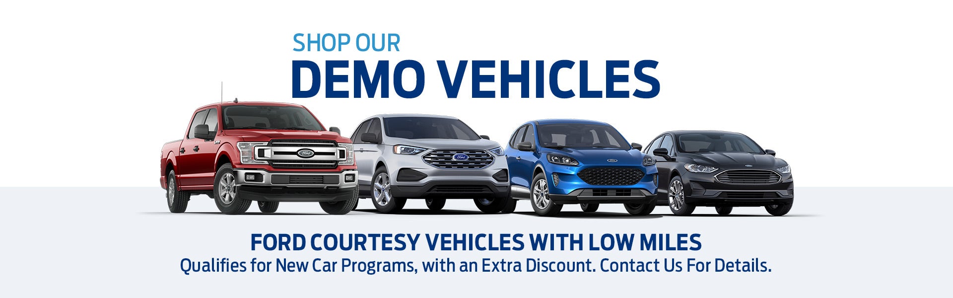 Shop Our Demo Vehicles